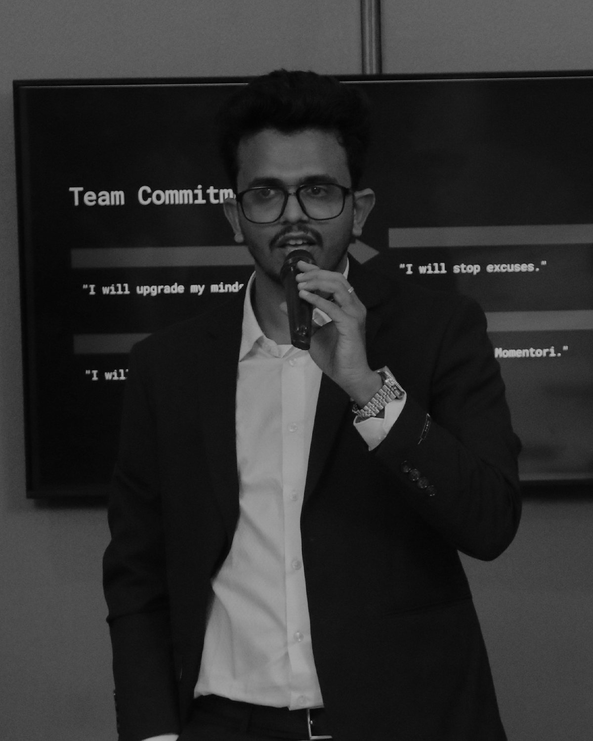 Thamjid Canoli speaking